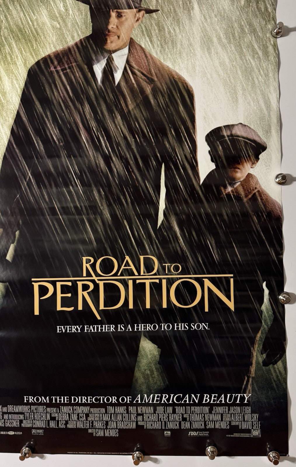 Road to Perdition (B) - Original Movie Poster - 2002 - Rolled DS