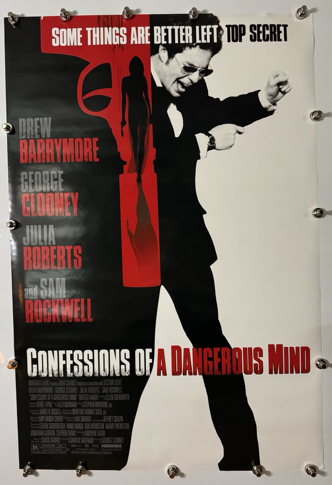 Confessions Of A Dangerous Mind - Original Movie Poster - 2002 -Rolled SS