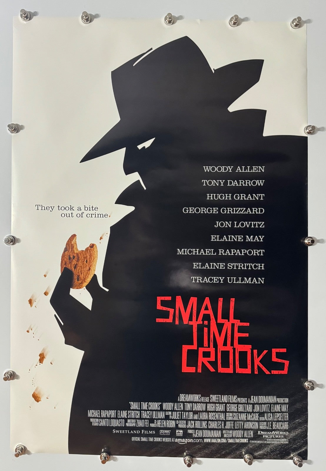 Small Time Crooks - Original Movie Poster - 2000 - Rolled DS