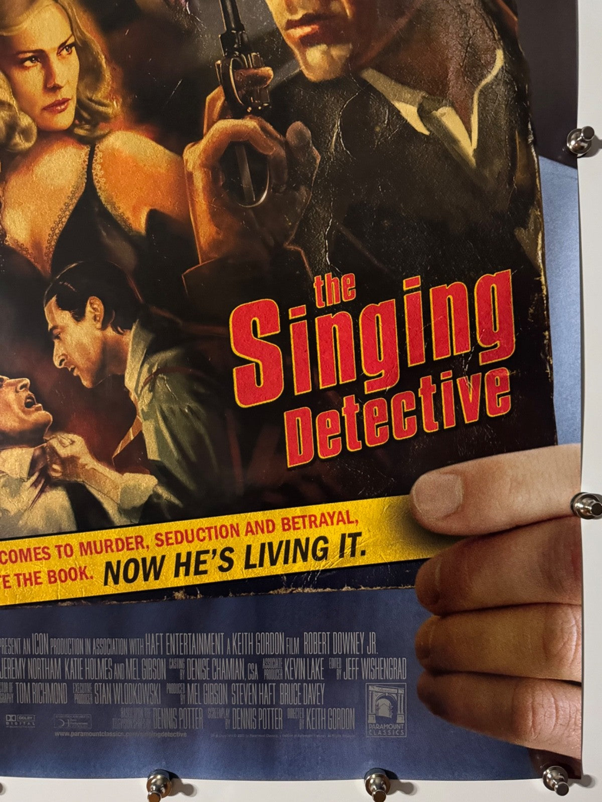 Singing Detective - Original Movie Poster - 2003 - Rolled SS