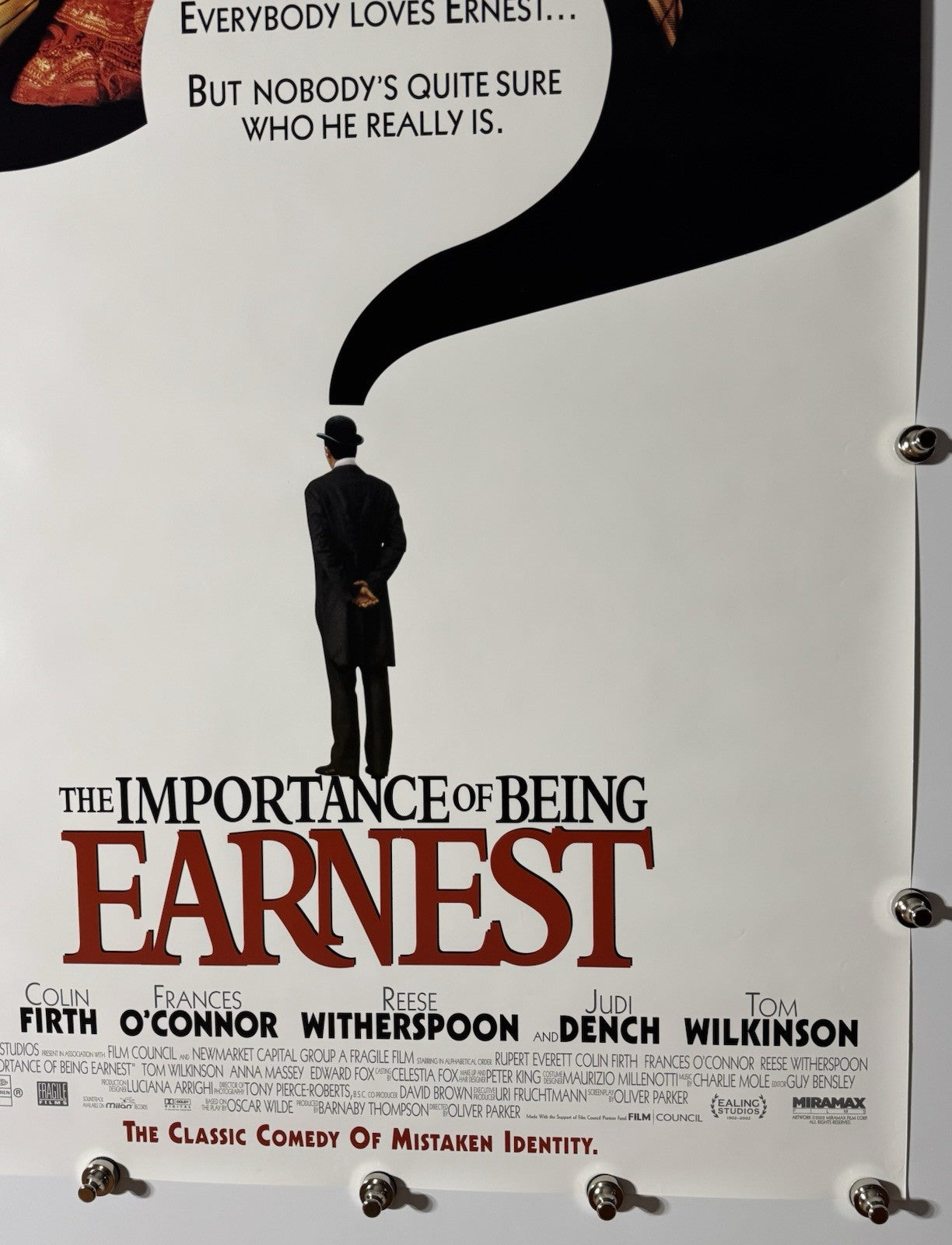 Importance of Being Earnest - Original Movie Poster - 2002 - Rolled DS