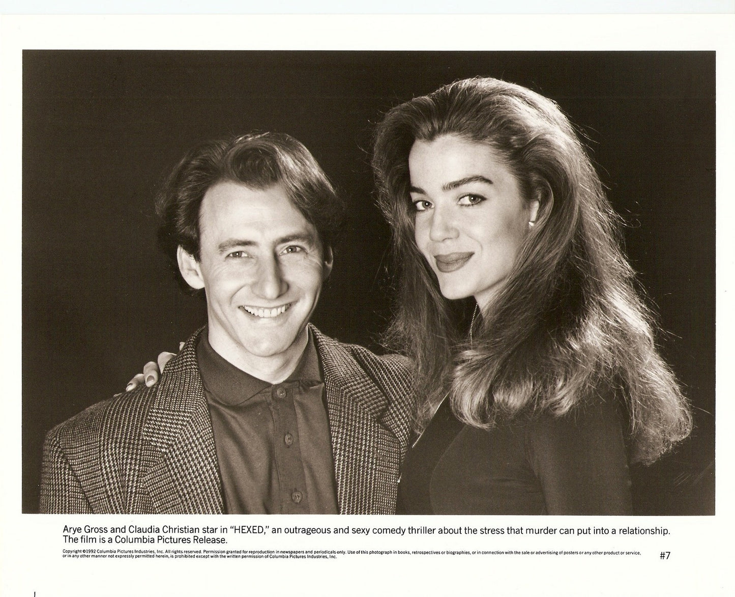 HEXED - Arye Gross & Claudia Christian - 1992 Original Movie Still #7