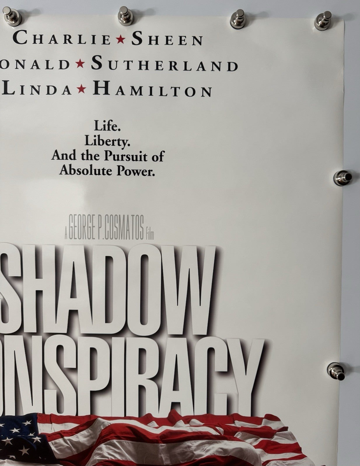 Shadow Conspiracy - Original Movie Poster - 1997 - Rolled DS