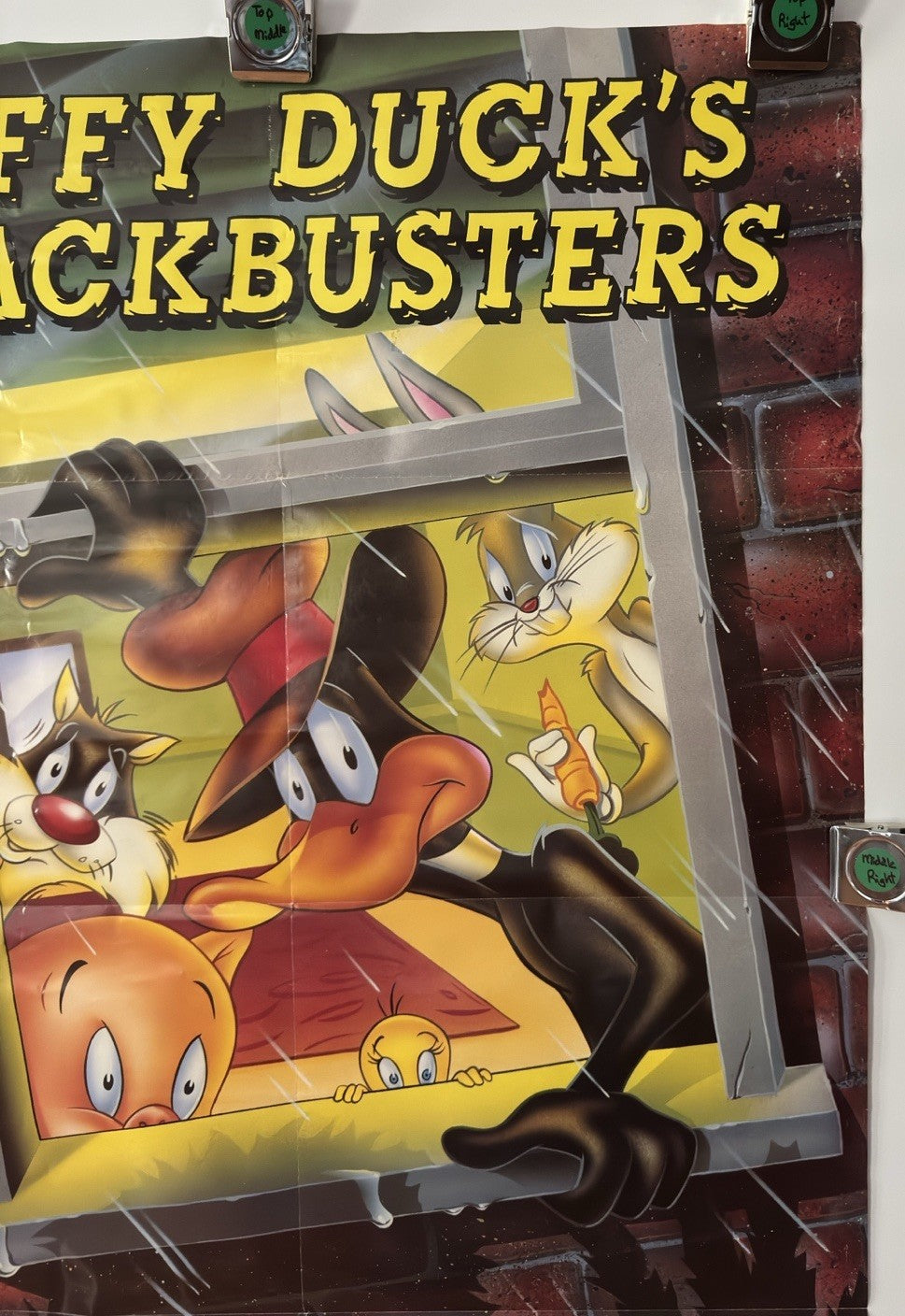 Dafty Duck’s Quackbusters - Original Movie Poster - 1988 - Rolled SS