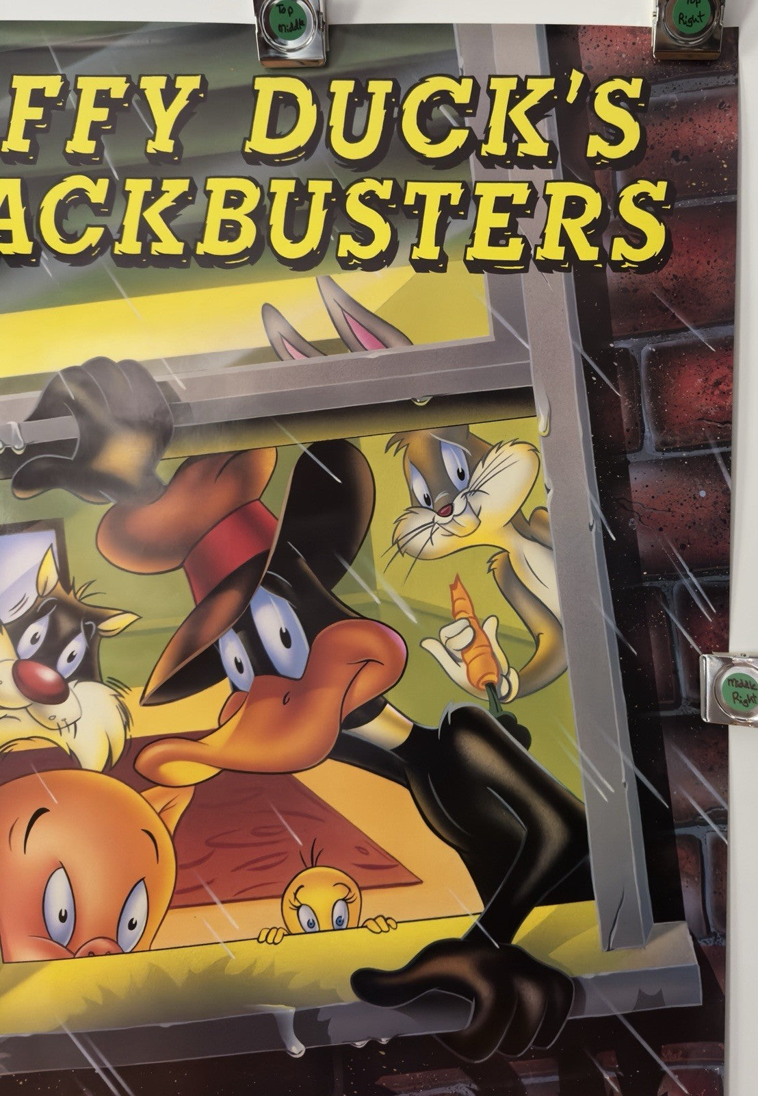 Dafty Duck’s Quackbusters - Original Movie Poster - 1988 -Rolled SS
