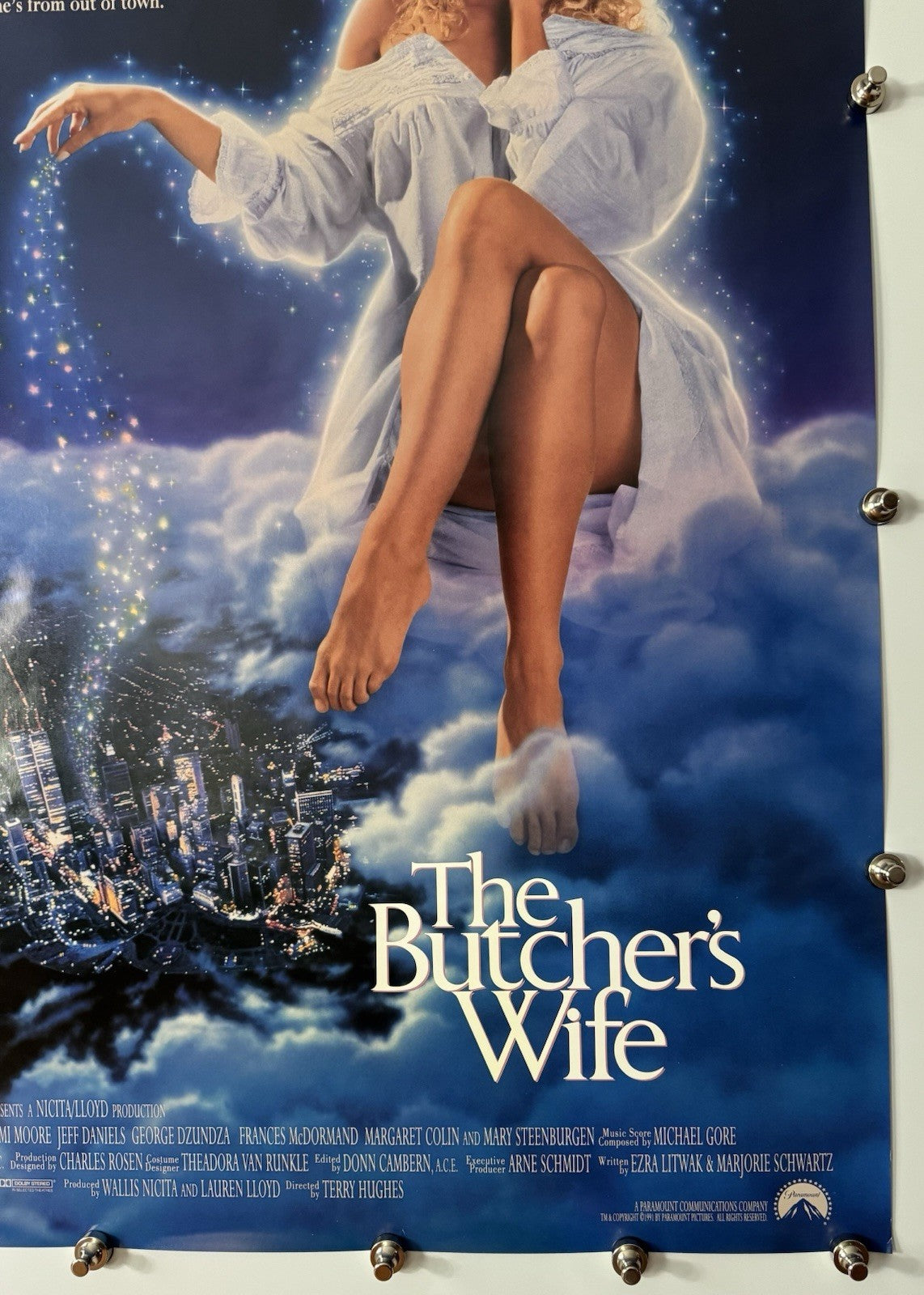 The Butcher's Wife - Original Movie Poster - 1991 - Rolled DS