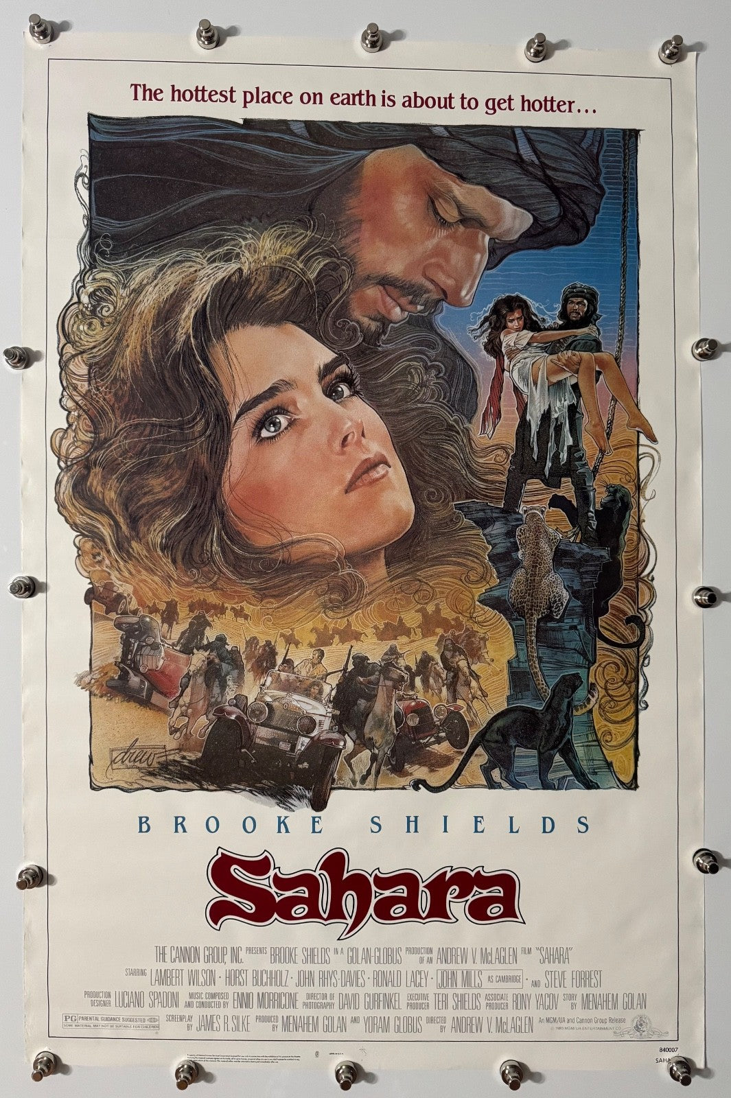 Sahara - Original Movie Poster - 1983 - Rolled SS
