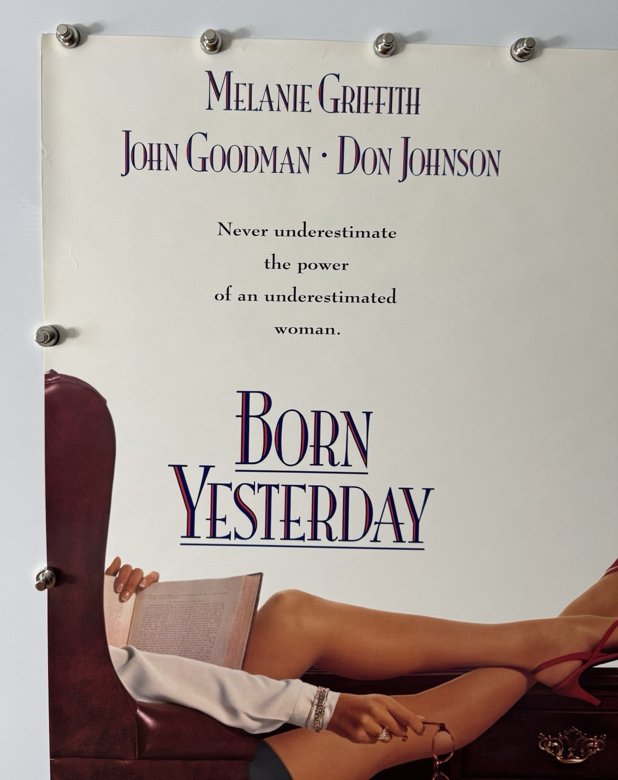 Born Yesterday - Original Movie Poster - 1993 - Rolled DS