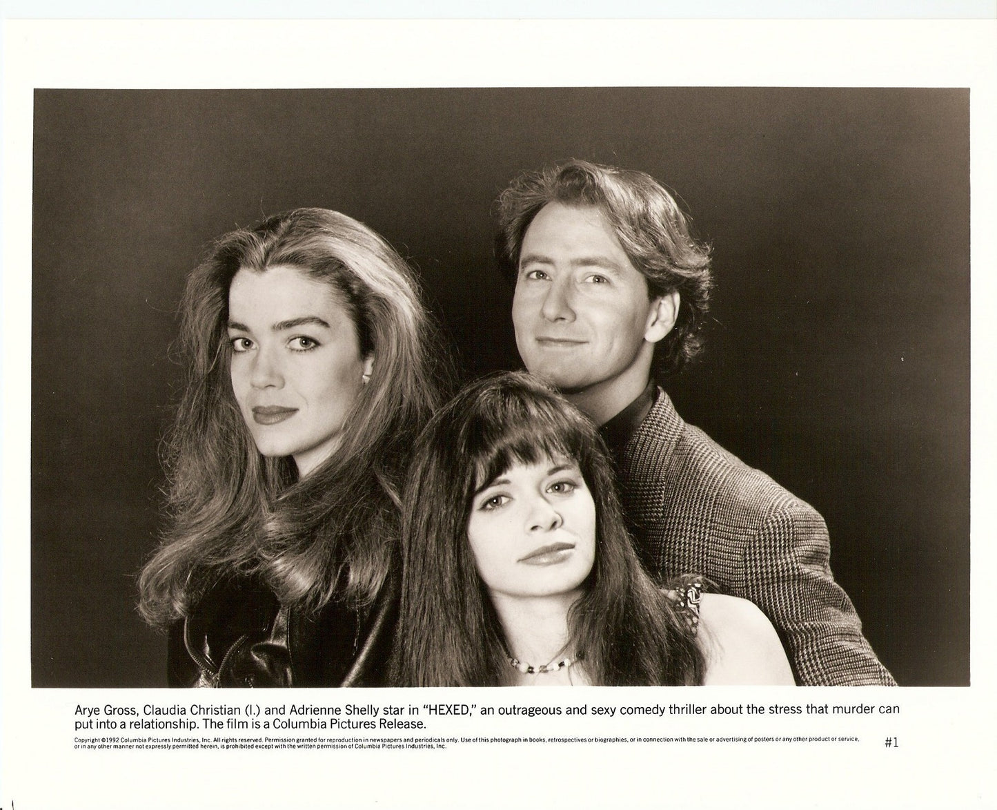 HEXED - Arye Gross & Claudia Christian - 1992 Original Movie Still #1