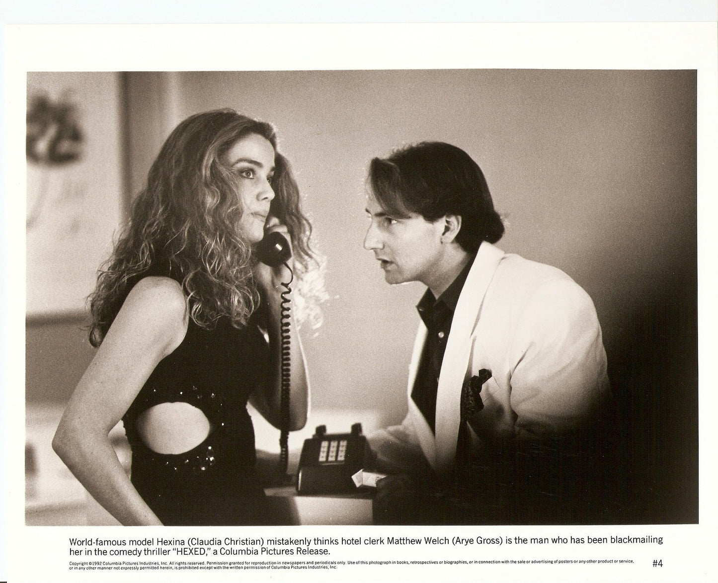 HEXED - Arye Gross & Claudia Christian - 1992 Original Movie Still #4