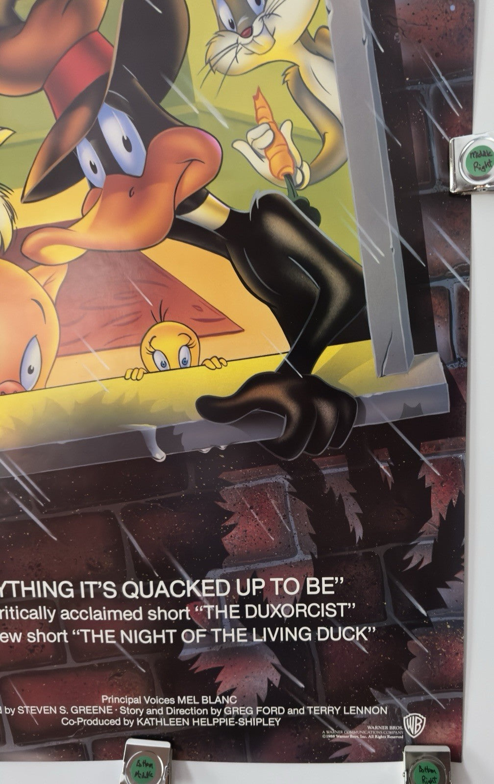 Dafty Duck’s Quackbusters - Original Movie Poster - 1988 -Rolled SS