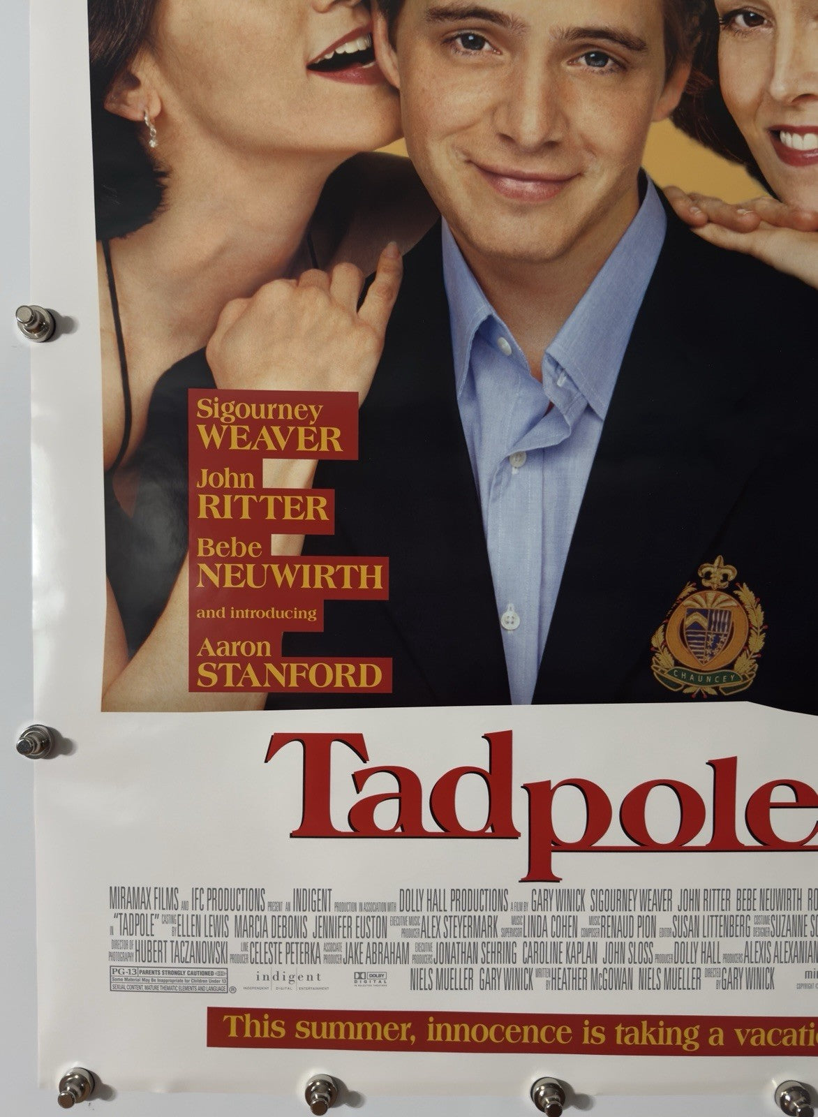Tadpole - Original Movie Poster - 2002 - Rolled DS