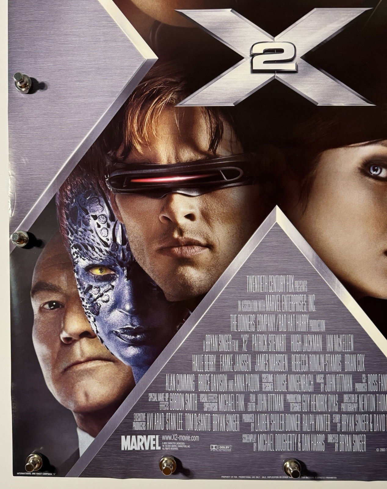 X-Men - Original Movie Poster - 2003 - Rolled DS