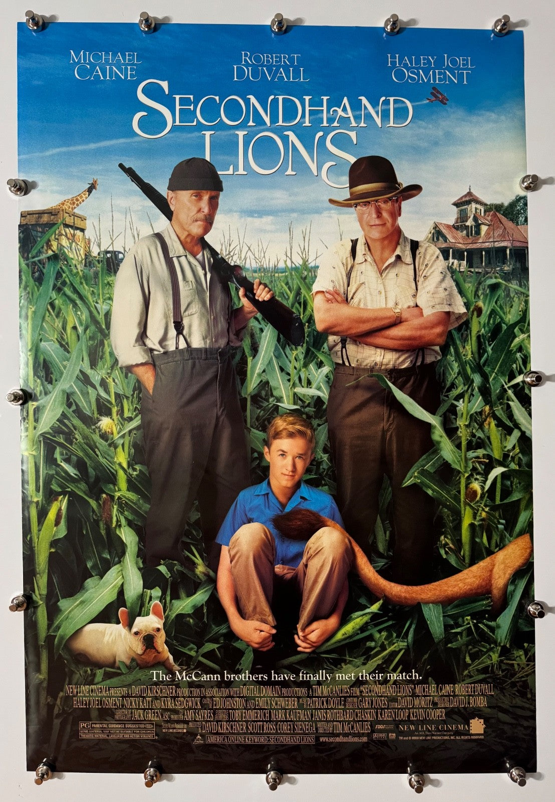 SecondHand Lions - Original Movie Poster - 2003 - Rolled DS