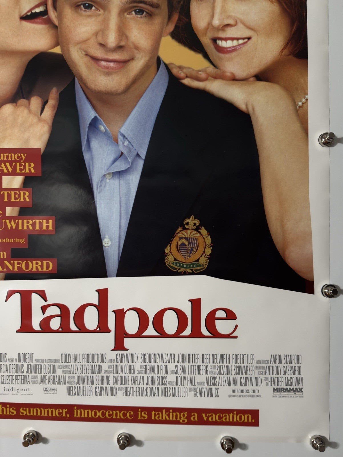 Tadpole - Original Movie Poster - 2002 - Rolled DS