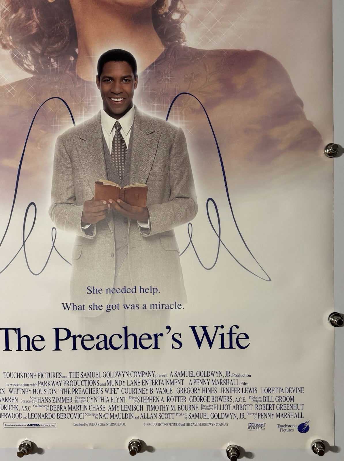 The Preacher's Wife (A) - Original Movie Poster - 1996 - Rolled DS