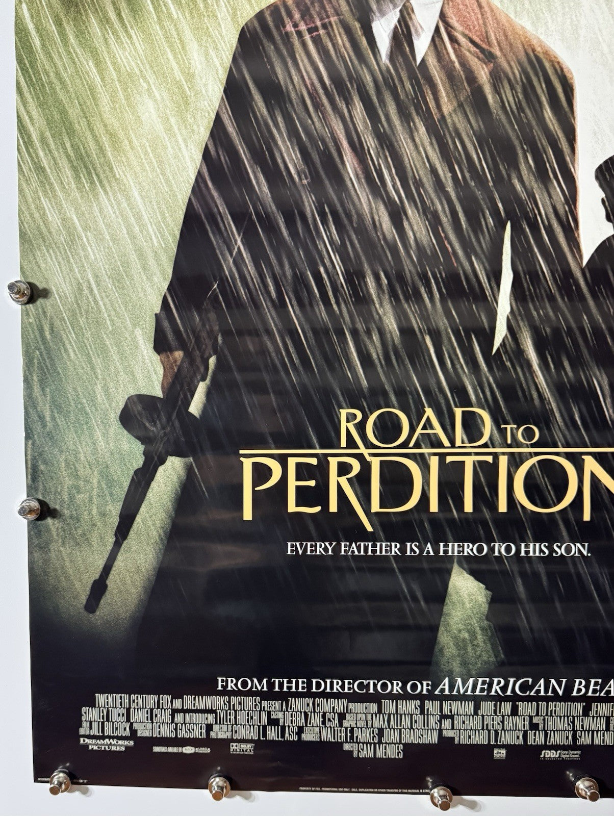 Road to Perdition (B) - Original Movie Poster - 2002 - Rolled DS