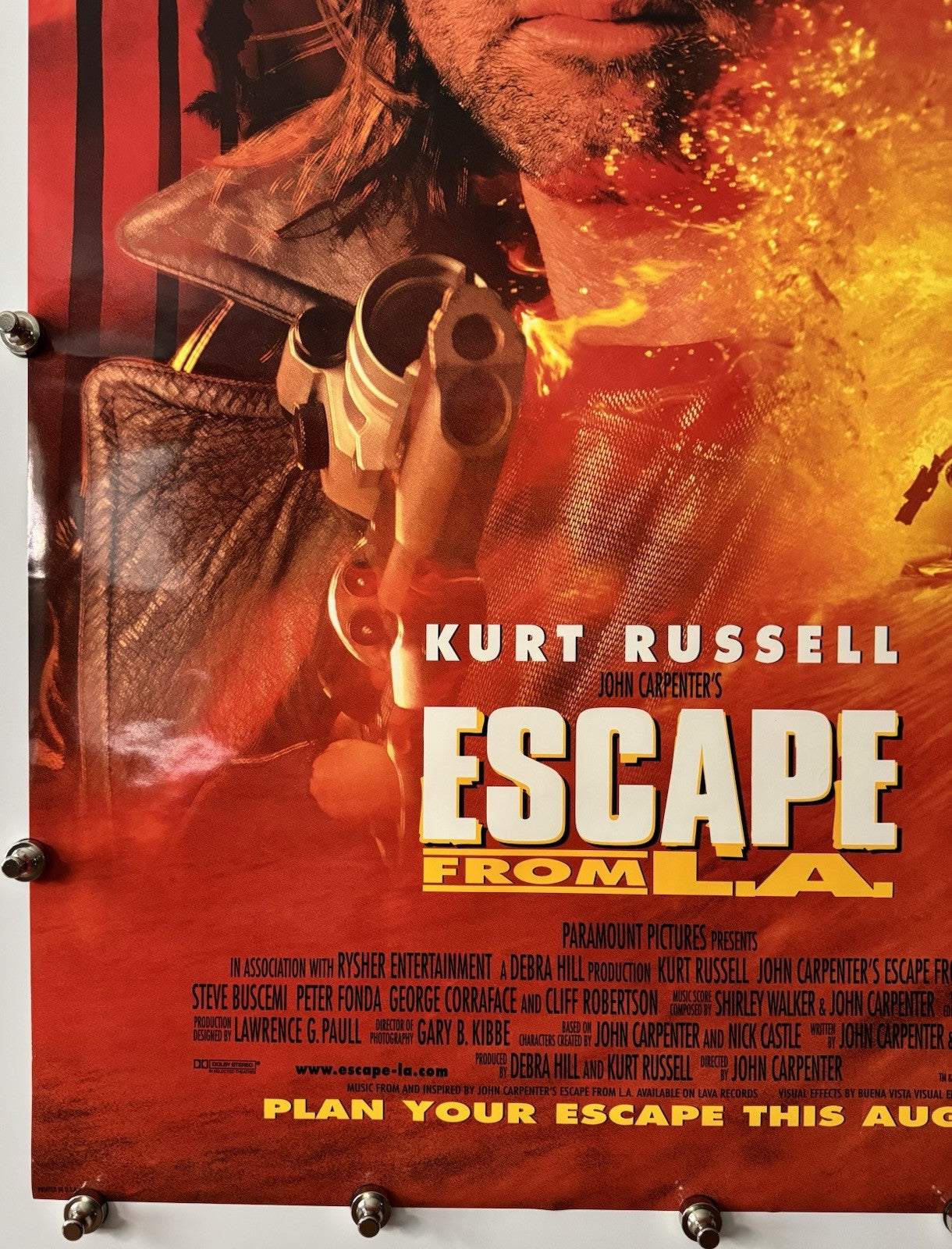 Escape from L.A. - Original Movie Poster - 1996 - Rolled DS