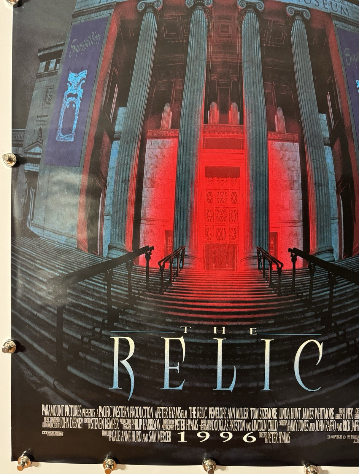 The Relic (B) - Original Movie Poster - 1997 - Rolled SS