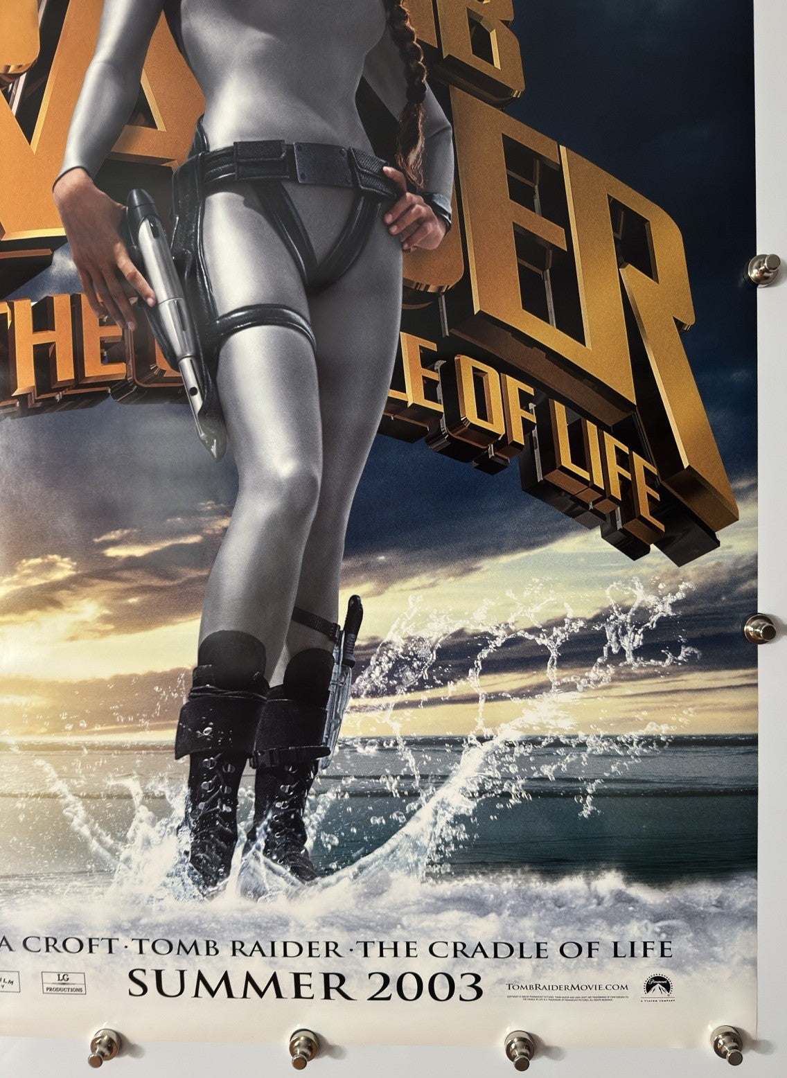 Tomb Raider (B) - Original Movie Poster - 2001 - Rolled DS