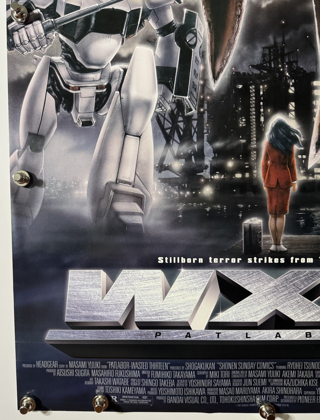 WXIII: Patlabor the Movie 3 - Original Movie Poster - 2002 - Rolled DS