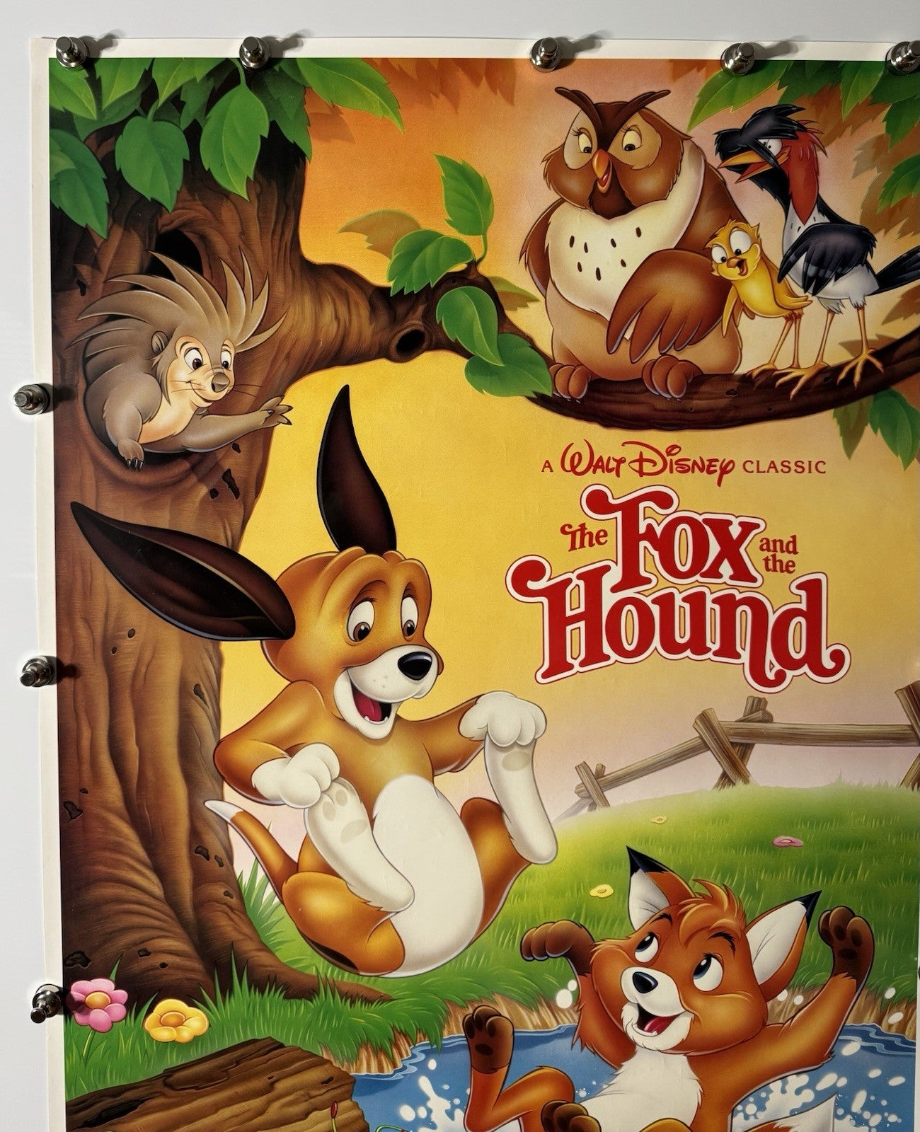 The Fox And The Hound - Original Movie Poster - 1981 - Rolled SS