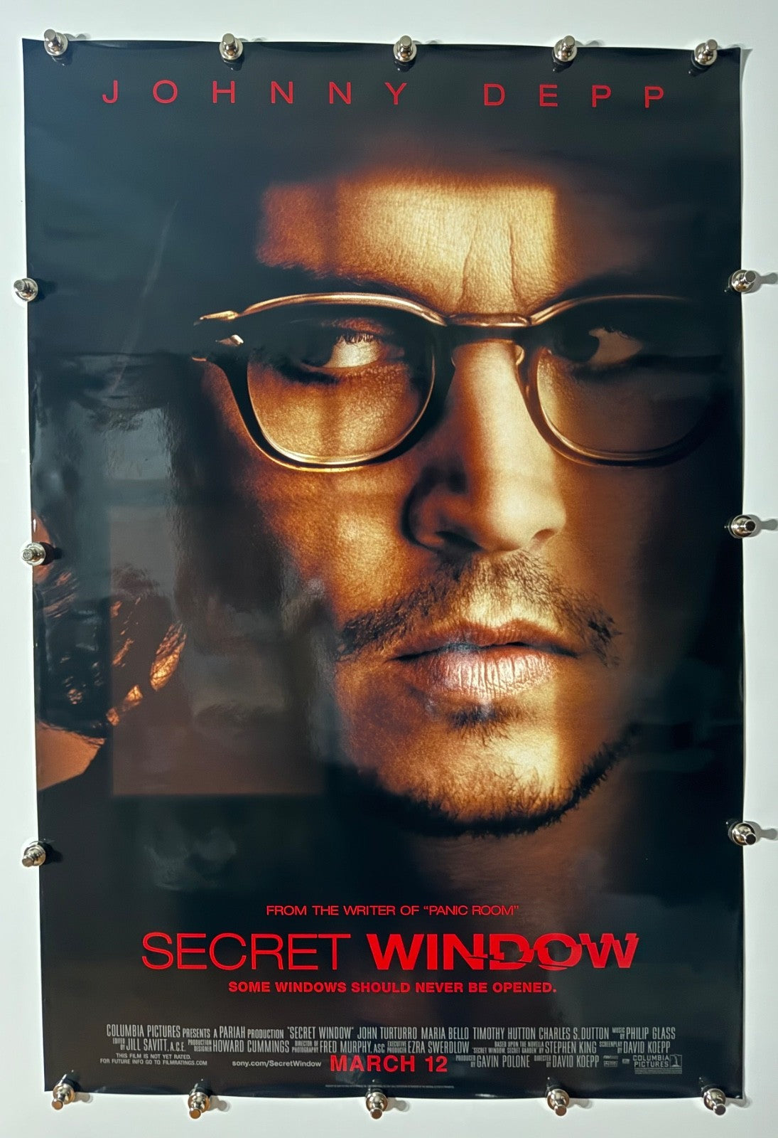 Secret Window - Original Movie Poster - 2004 - Rolled SS