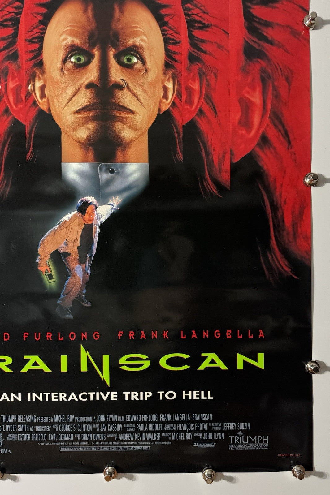 Brain Scan - Original Movie Poster - 1994 - Rolled SS