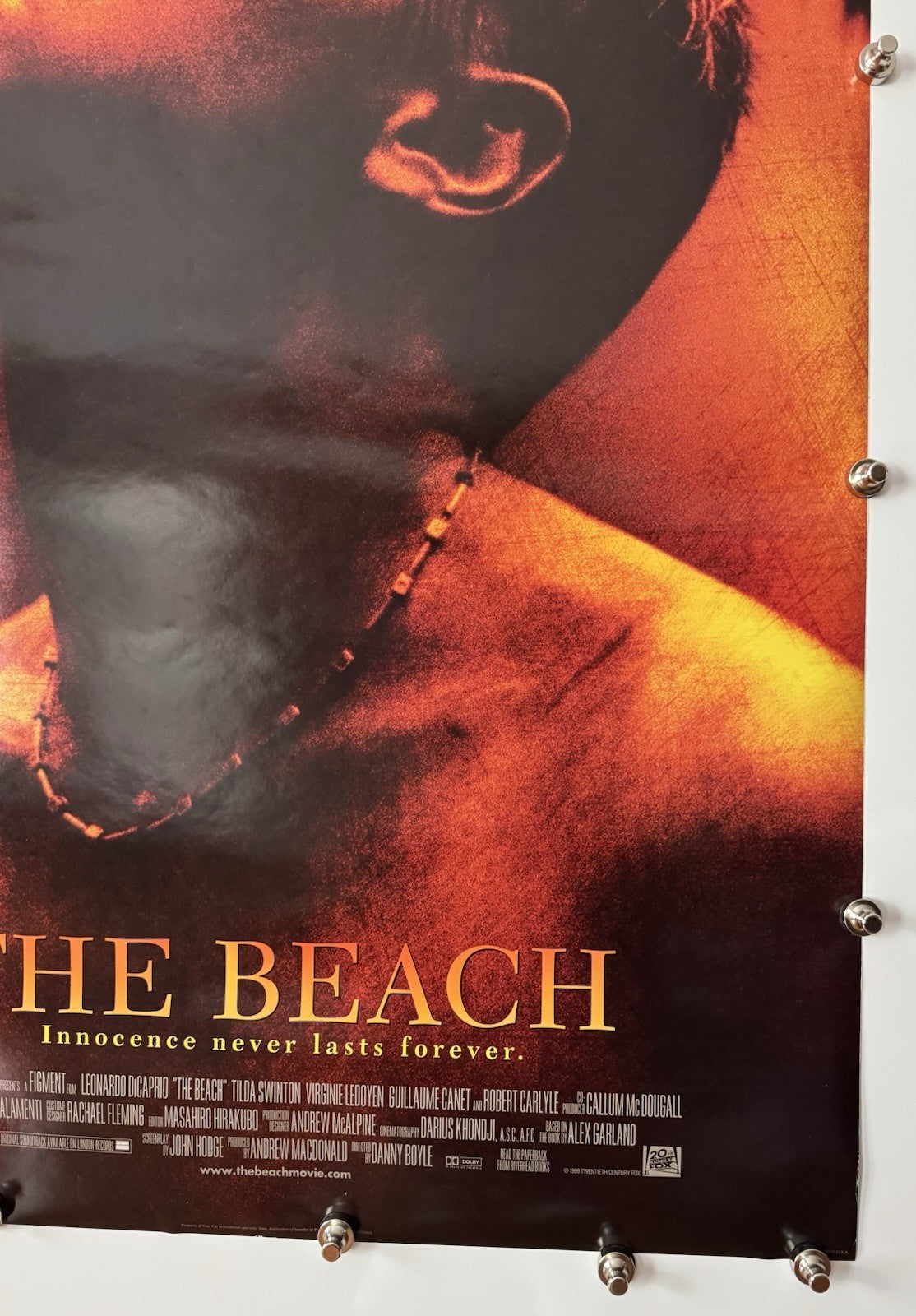 The Beach -Original Movie Poster - 2000 - Rolled DS