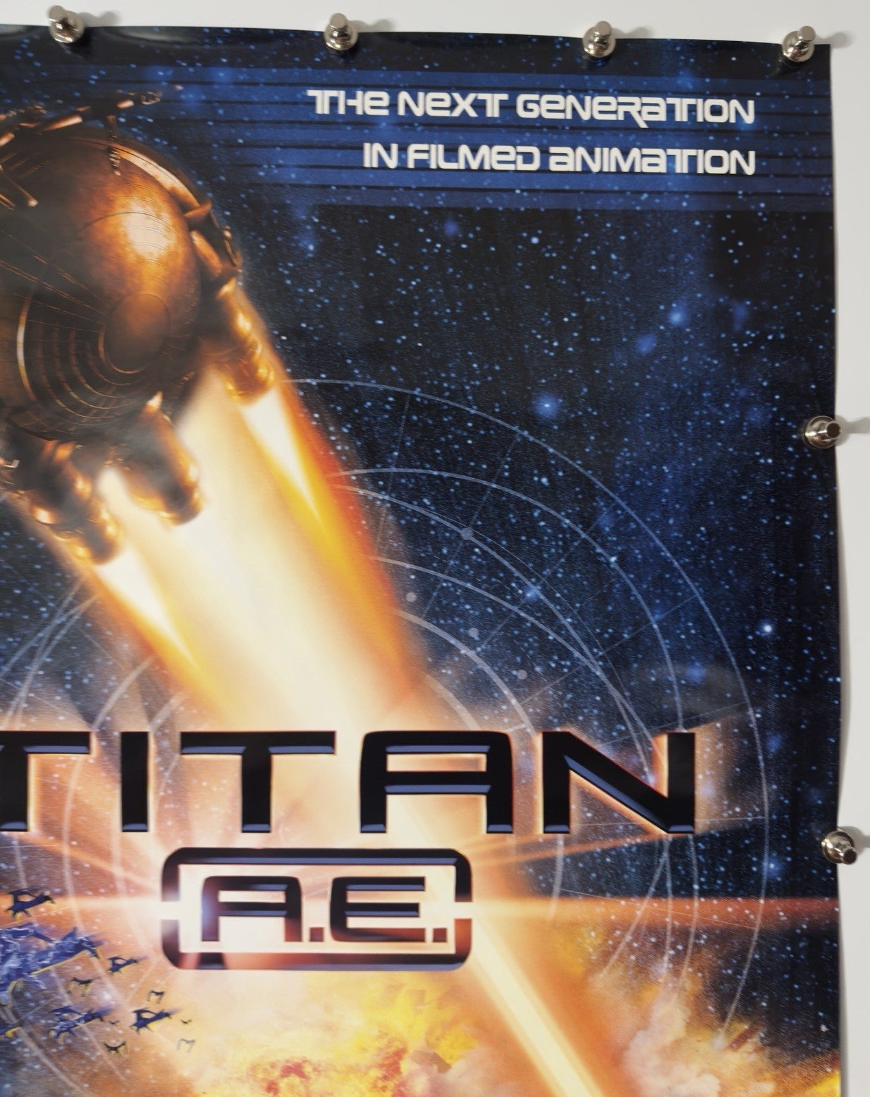 Titan A.E (B) - Original Movie Poster - 2000 - Rolled DS