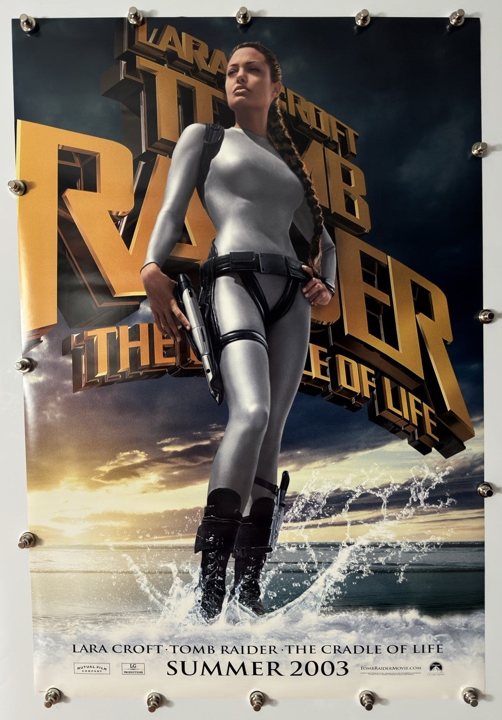 Tomb Raider (B) - Original Movie Poster - 2001 - Rolled DS