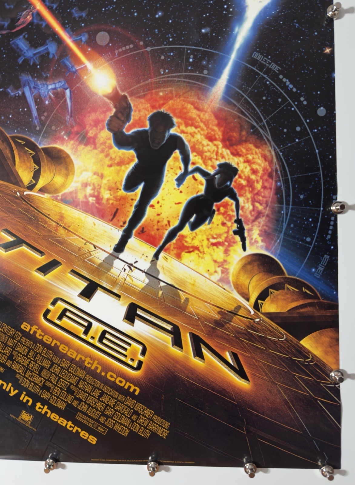 Titan A.E. (C) -Original Movie Poster - 2000 - Rolled DS