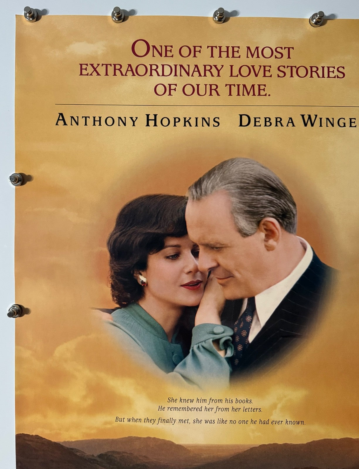 Shadowlands - Original Movie Poster - 1993 - Rolled SS