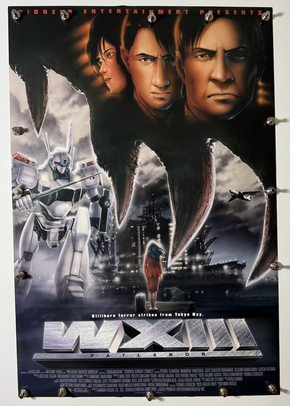 WXIII: Patlabor the Movie 3 - Original Movie Poster - 2002 - Rolled DS