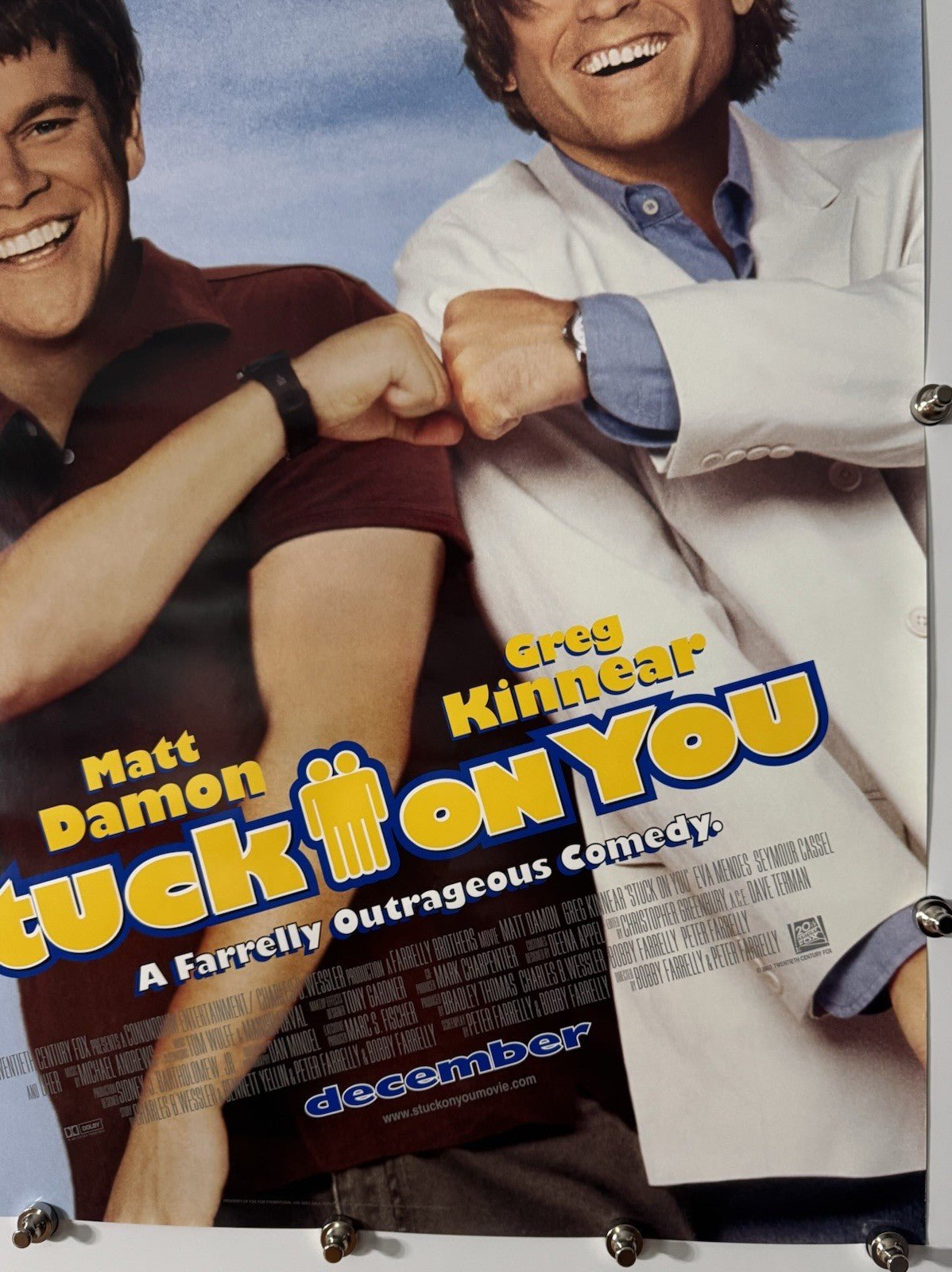 Stuck On You - Original Movie Poster - 2003 - Rolled DS