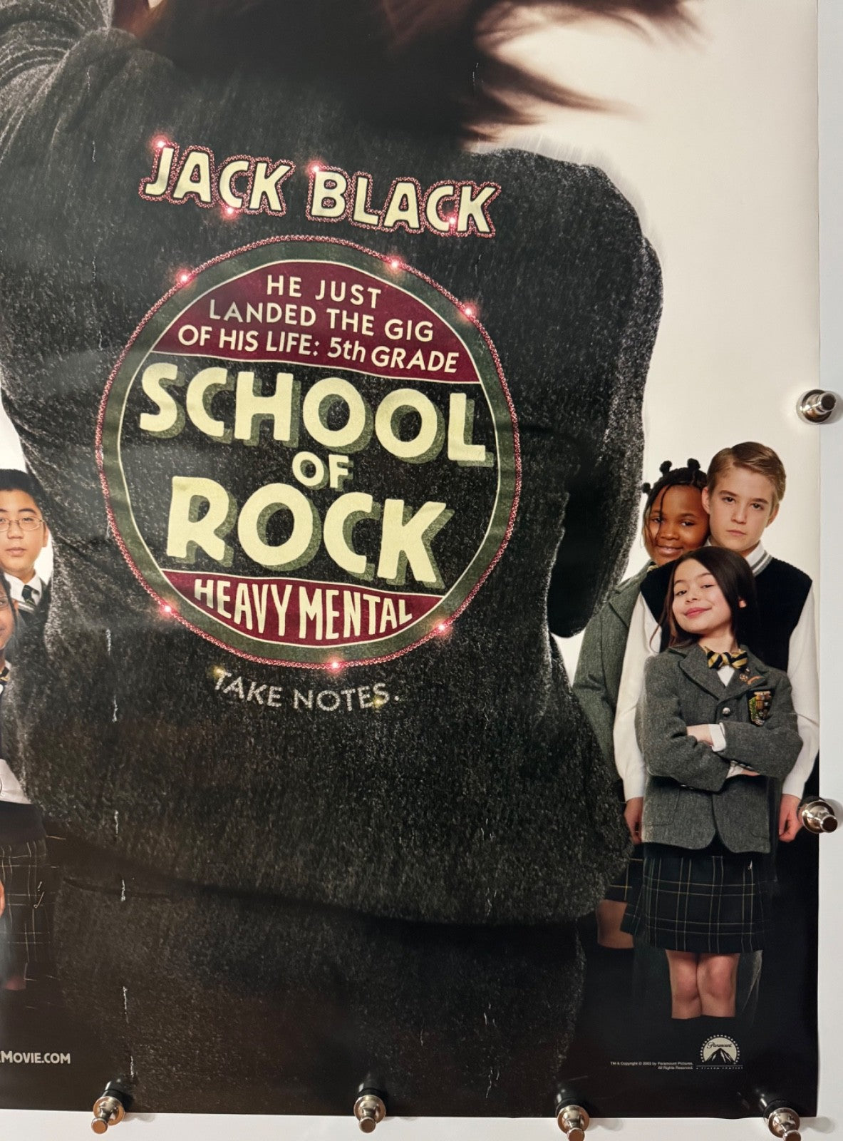 School of Rock - Original Movie Poster - 2003 - Rolled DS