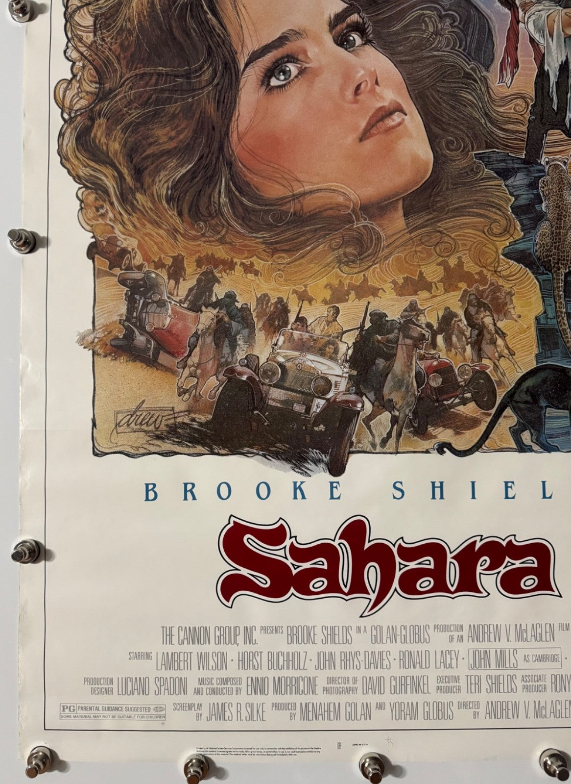 Sahara - Original Movie Poster - 1983 - Rolled SS