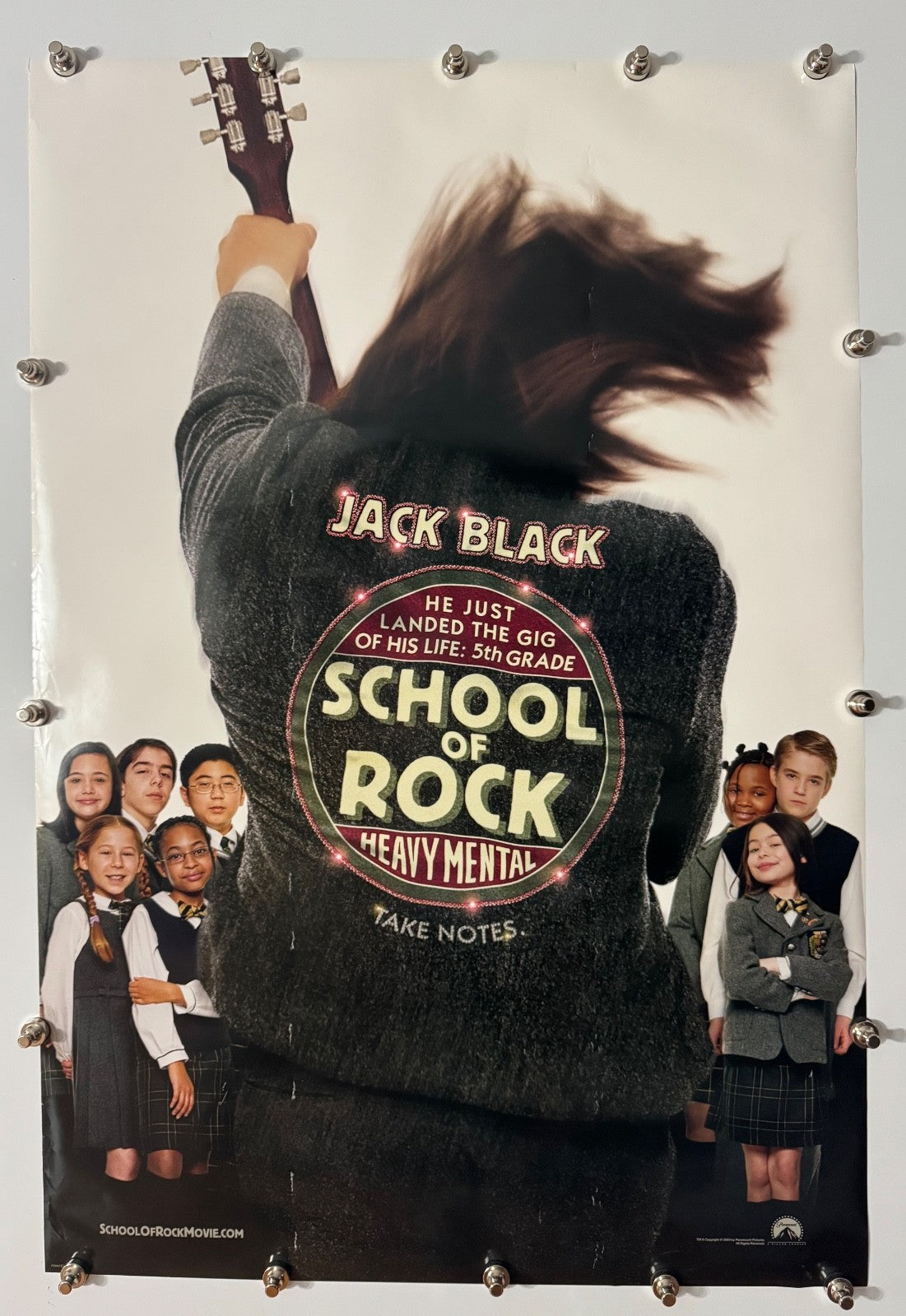 School of Rock - Original Movie Poster - 2003 - Rolled DS