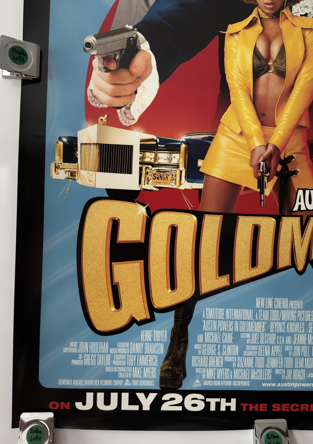 Austin Powers - Goldmember - 2002 Rolled Original Movie Poster SS