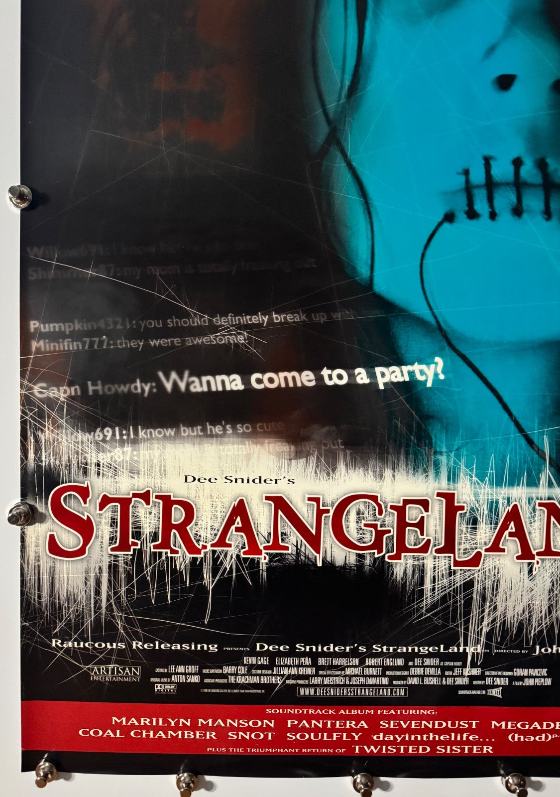 Strangeland - Original Movie Poster - 1998 - Rolled SS