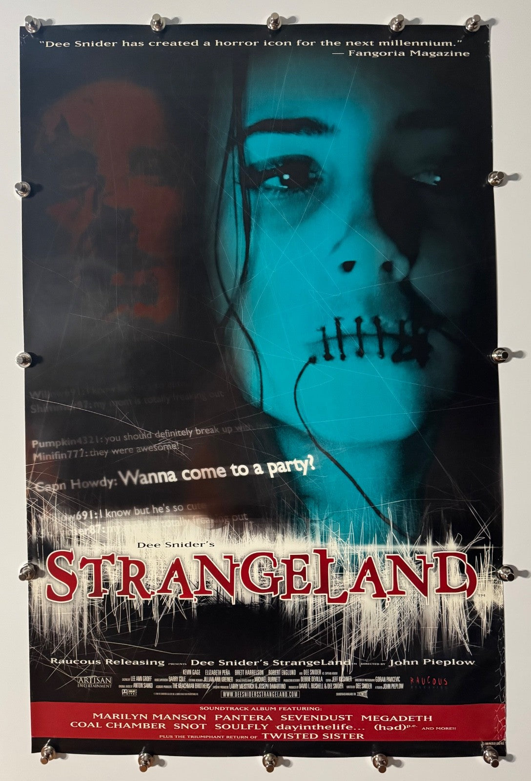 Strangeland - Original Movie Poster - 1998 - Rolled SS