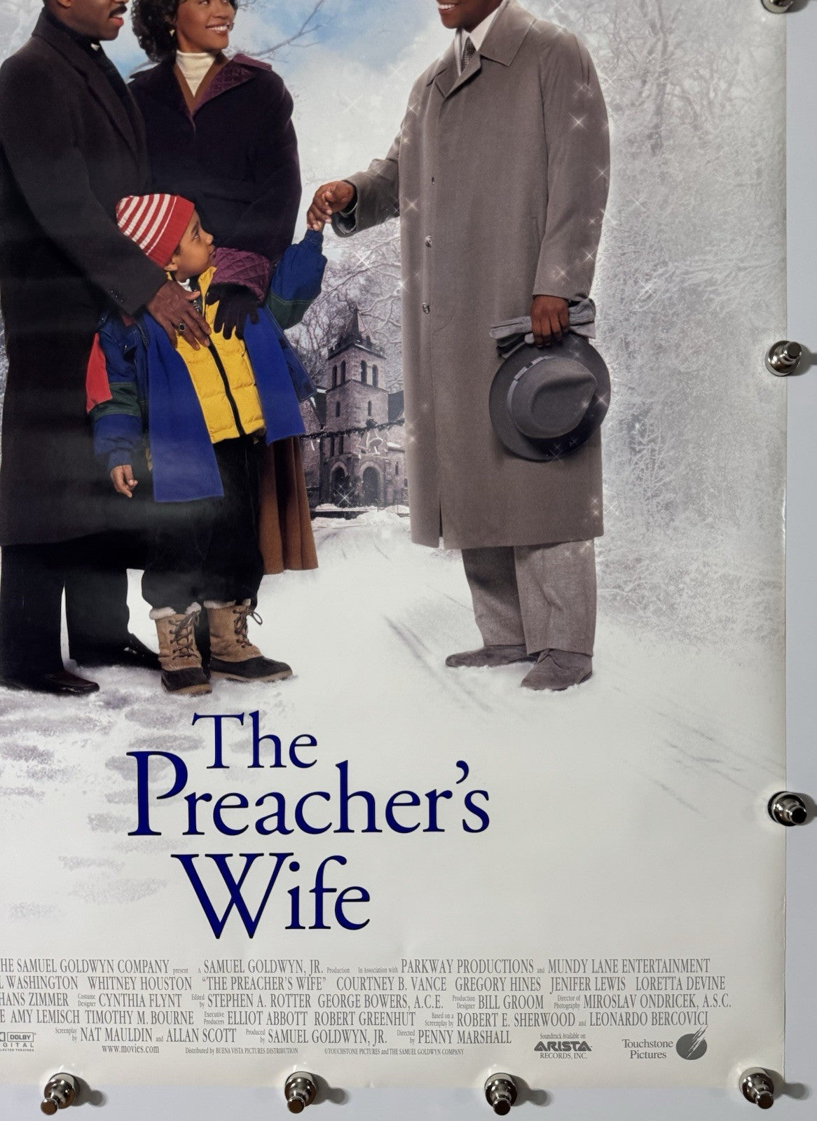 ThePreacher`s Wife (B) - Original Movie Poster - 1996 - Rolled DS