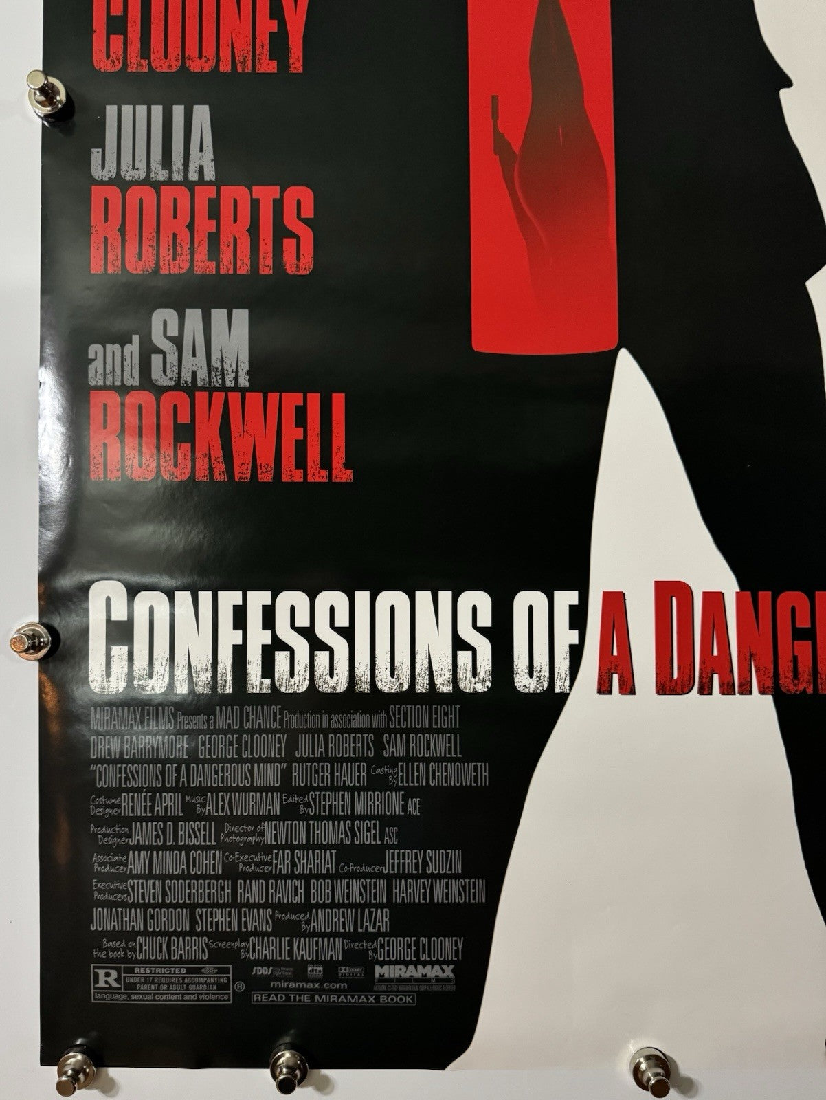 Confessions Of A Dangerous Mind - Original Movie Poster - 2002 -Rolled SS