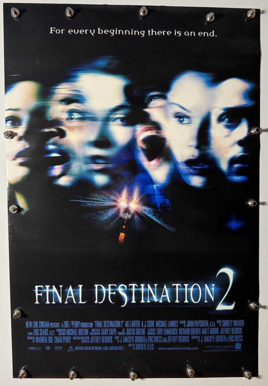Final Destinations 2 - Original Movie Poster - 2003 - Rolled DS