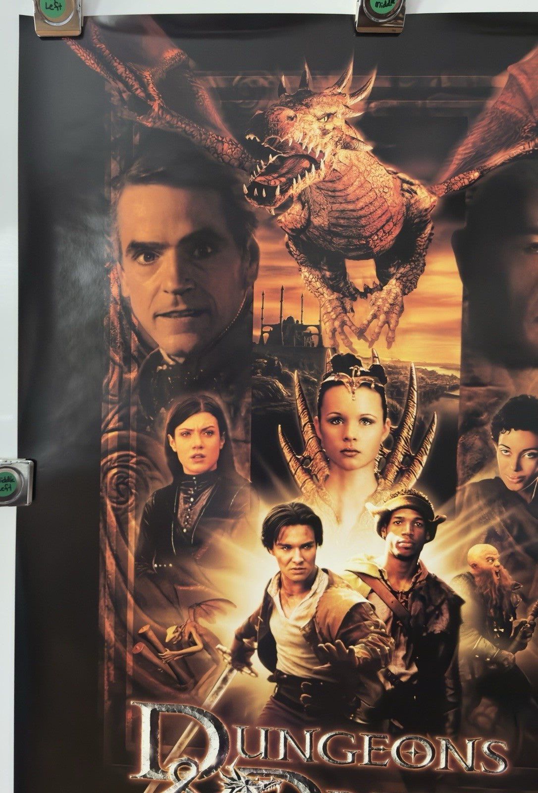 Dungeons And Dragons - Original Movie Poster - 2000 - Rolled DS
