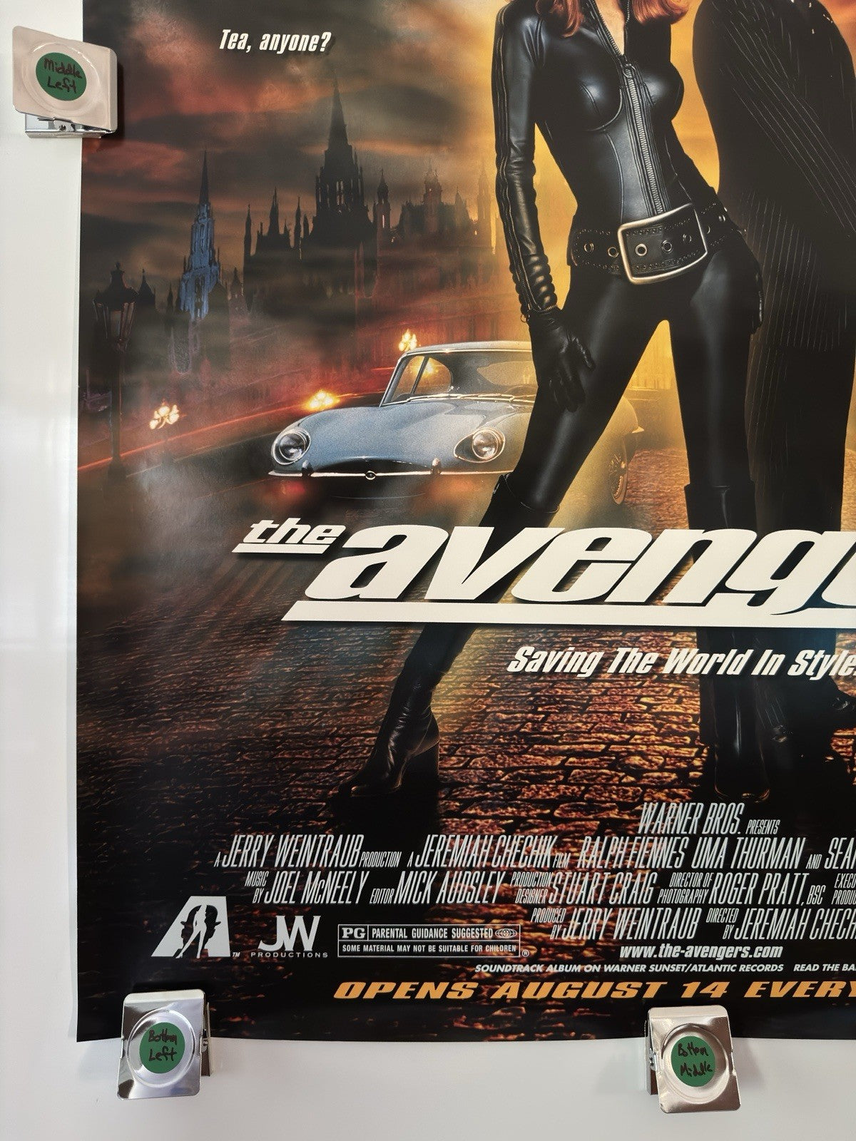 The Avengers (1998) Original Movie Poster Rolled SS 27x40