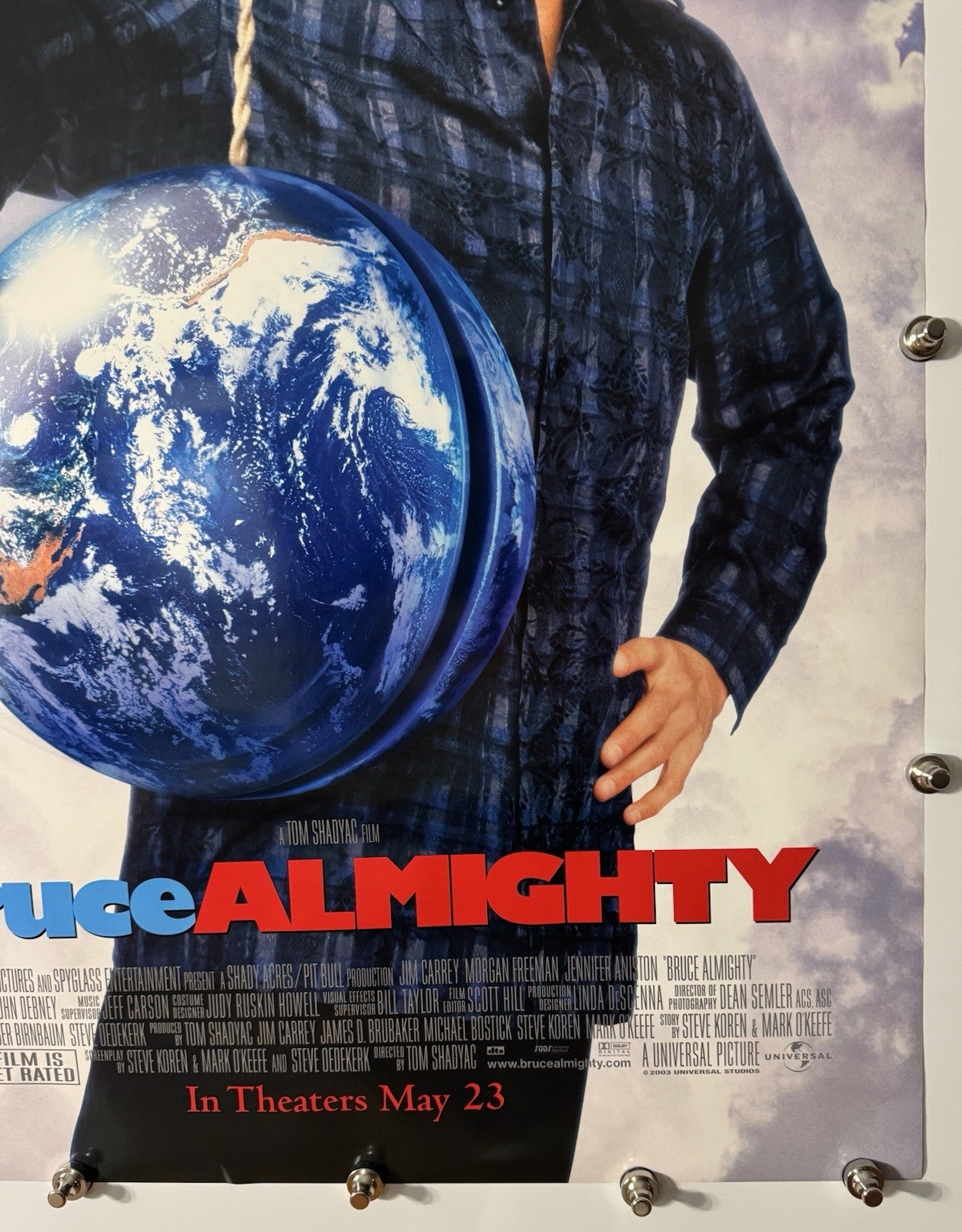 Bruce Almighty - Original Movie Poster - 2003 - Rolled DS