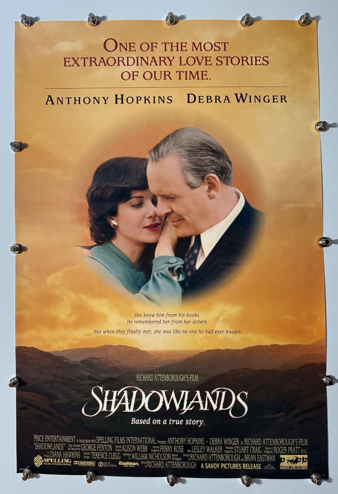 Shadowlands - Original Movie Poster - 1993 - Rolled SS