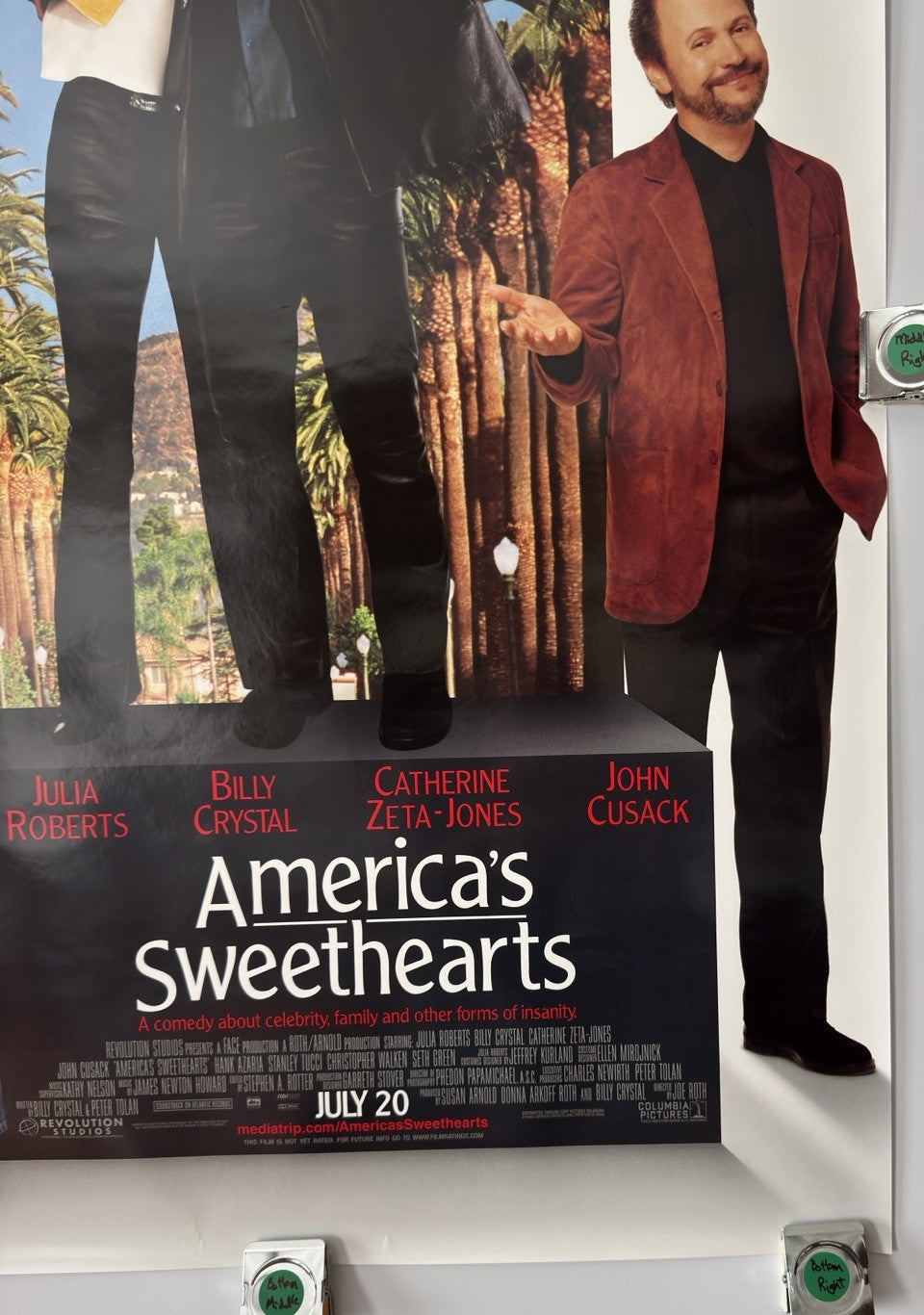 America’s Sweethearts - Original Movie Poster - 2001 - Rolled SS