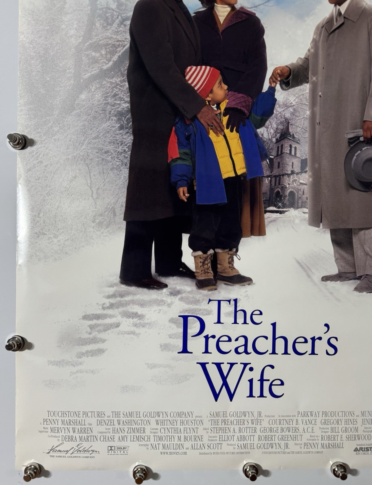 ThePreacher`s Wife (B) - Original Movie Poster - 1996 - Rolled DS